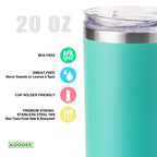 20 oz Skinny Tumbler (Teal/Pink / 12 Ounces)