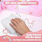 Upgraded Kids Travel Tray for Car Seat (Pink Unicorn - 2 PCS)
