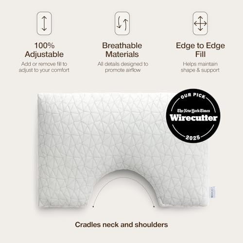 Original Cut Out Adjustable Pillow (Cut-out White / King)