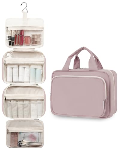 Travel Toiletry Bag for Women (A-Dusty Rose / Large)