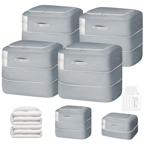 Comforter Storage Bag (Grey / 110L (2-Layer Compression))