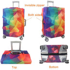 Thicker Travel Luggage Covers with Luggage Tag For Suitcase Tsa Approved (F2483 / XL)