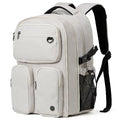 Large Expandable Travel Laptop Backpack (Beige Expandable / 16 inch)
