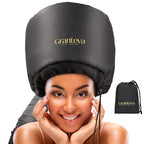 Hooded Hair Dryer Attachment w (Black)