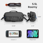 5.5L Sling Bag Crossbody Bags for Nintendo Switch 2 (Black)