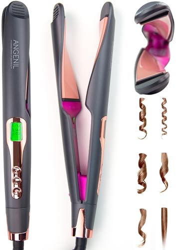 Pro Twist Ceramic Flat Iron 1 Inch (Grey)