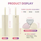 2-in-1 Heat Resistant Mat & Bag for Hair Styling Tools, Hanging Curling Iron Holder Flat Iron Holder with Zip, Portable Hot Hair Tools Travel Bag, Hair Straightener Mat Pouch for Countertop (Beige)
