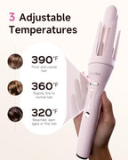 5 in 1 Automatic Curling Iron Set with 3 Interchangeable Barrels
