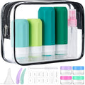 16 Pack Travel Bottles for Toiletries (16PCS/Green)