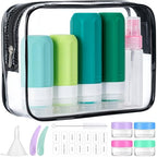 16 Pack Travel Bottles for Toiletries (16PCS/Green)