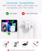 2 Pack Germany France Travel Plug Adapter