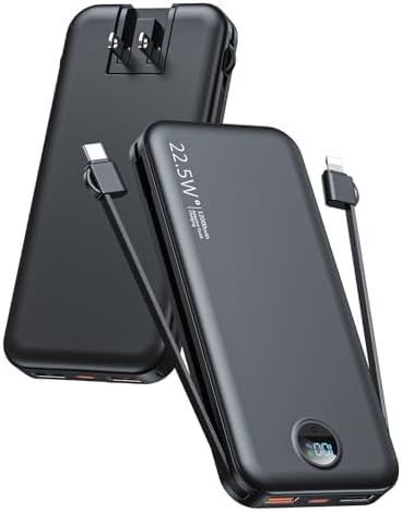 Portable Charger, 12000mAh 22.5W Type C Fast Charging Power Bank by CITICR
