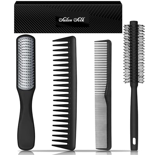 SALONSILK Hair Brush for Men (4 Count (Pack of 1))