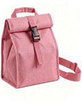 Insulated Foldable Lunch Bag (Pink(Hard Fabric))