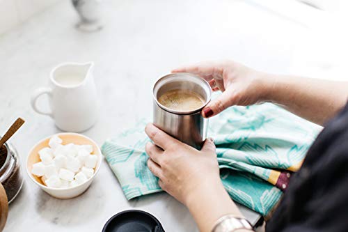 PRESSE by Bobble French Coffee Press Insulated Travel Tumbler 13 oz Black (Black / 13oz wide)