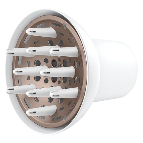 Hair Dryer Diffuser Attachment (1 Count (Pack of 1) / White)