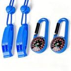 2 Pack Whistle Emergency Safety with Lanyards (blue2)