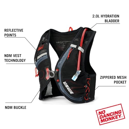 Rush 8L Bike Hydration Vest (Blue/Black / X-Large)