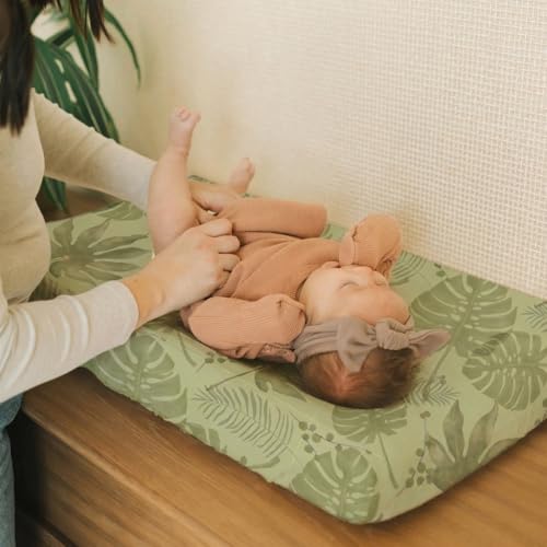 Changing Pad Covers for Baby (Giraffe Foliage / 32x16x5 Inch)