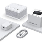 Sound Machine White Noise Machine with 30 Soothing Sounds 32 Levels Volume 5 Timers and Memory Function Effectively Blocks Noise Ideal Sleep Machine for Baby Kids Adults… (White)
