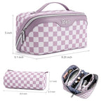 Travel Makeup Bag Organizer Cosmetic Bag (07-B-Purple)