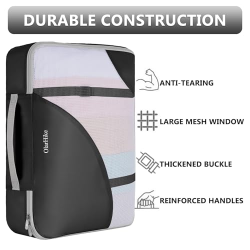 Packing Cubes for Travel (03 Black)
