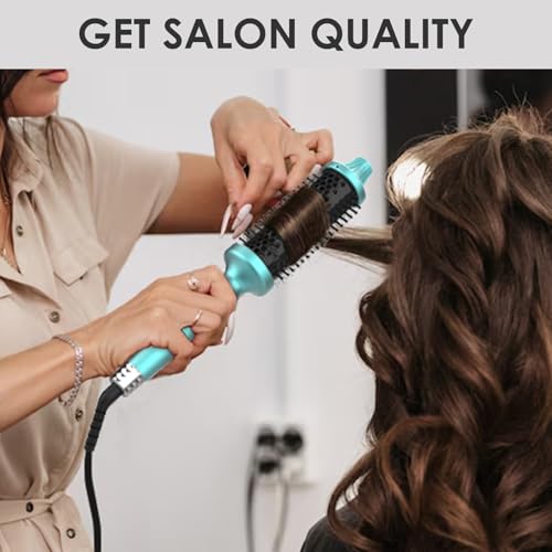 1 3 4 Inch Thermal Brush Negative Ion Heated Round Brush Dual Voltage 12 Temperature Settings Curling Hairbrush for Long Hair (1.75 Inch Barrel (2.3 Inch with Bristles))