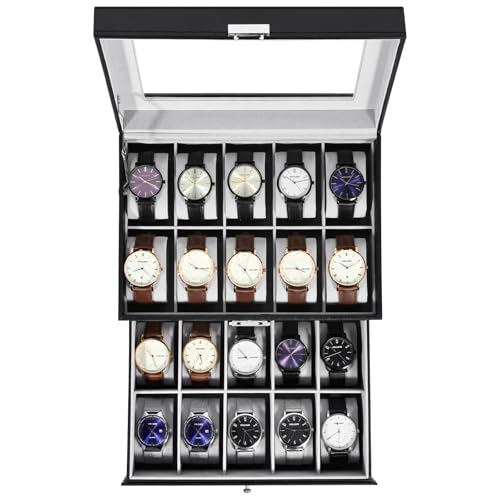 20 Slot Watch Box (Gray / 20 Slots)