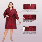 Salon Client Gown Robes Cape (Red)