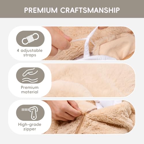 Weighted Lap Pad for Kids 5 lbs (55-beige Puppy Pattern / 22" x 16" | 5lbs)