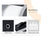 Comforter Storage Bag (4 Packs / Black)