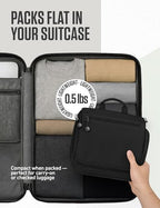 Hanging Travel Toiletry Bag (Black)