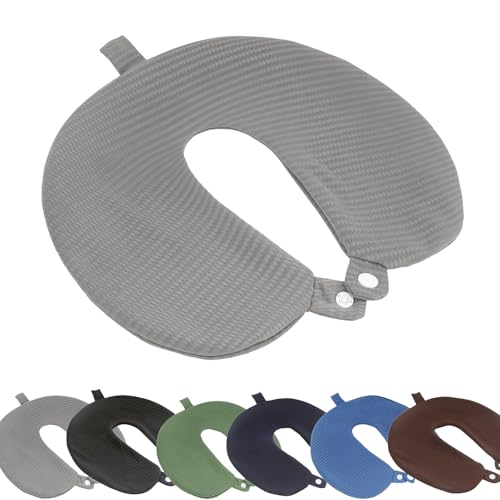 Travel Neck Pillow Cover (Grey)