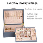 Small Jewelry Organizer for Women (Small-Grey)