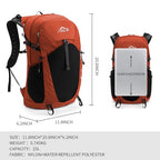 Hiking Hydration Backpack with 2L (Orange-3L Water Bladder)