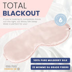 Silk Sleep Mask (Pink)