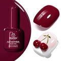 Beetles Dark Red Gel Polish (C - Creme Red | Burgundy Red)