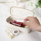 Clear Makeup Brush Bag (Off-White / Slim Elegance)