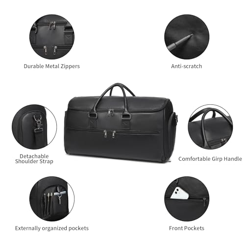 Carry On Garment Bag for Travel (Black / Travel)