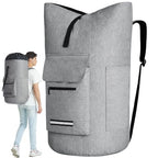 Laundry Backpack Bag (light Gray)