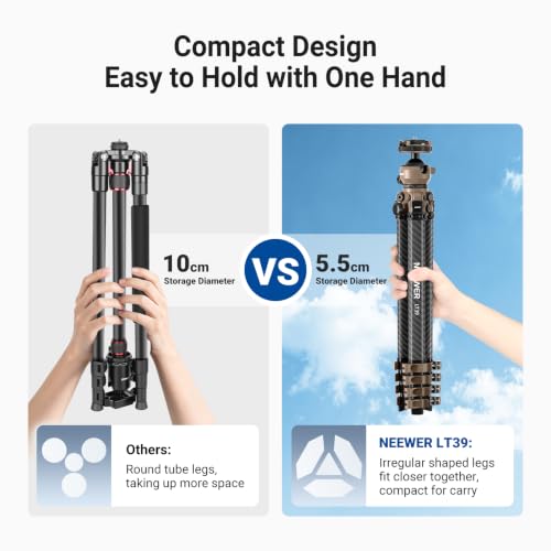 LITETRIP LT39 Carbon Fiber Travel Tripod