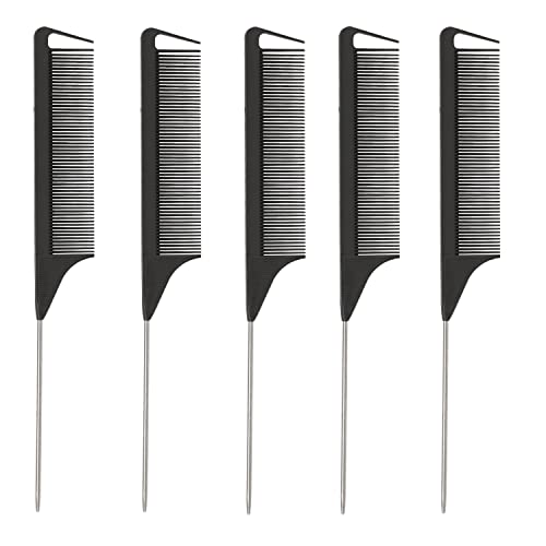 Carbon Pin Tail Comb Set (5 Pcs)