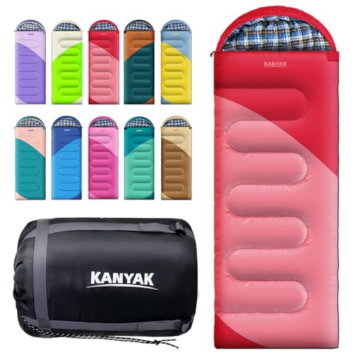 Camping Sleeping Bag (Red)