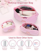 Personalized Initial Makeup Bag 3 (Pink 03)