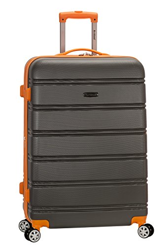 Melbourne Hardside Expandable Spinner Wheel Luggage (Charcoal / Checked Large 28")