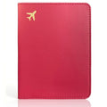 Passport Holder for Travel Essentials (Wine Red)