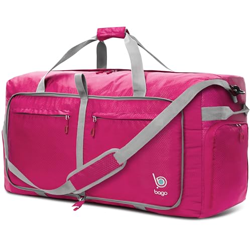 Extra Large Duffle Bag for Travel Women & Men. Durable (140L / Pink)