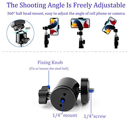 Up to 82.6 Inch Tall Tripod for Cell Phone and Lightweight Camera