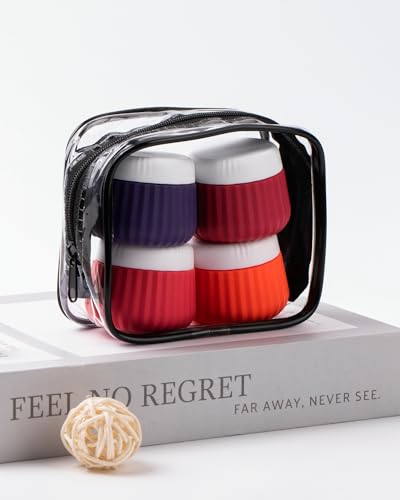 4 Pack Travel Size Toiletries (1 oz / Rose)