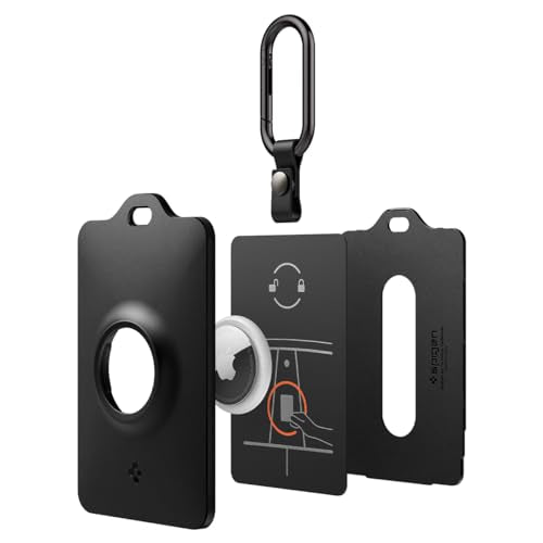 Air Fit Key Card Holder Designed for Tesla with AirTag Slot (Carbon - AirTag Slot)